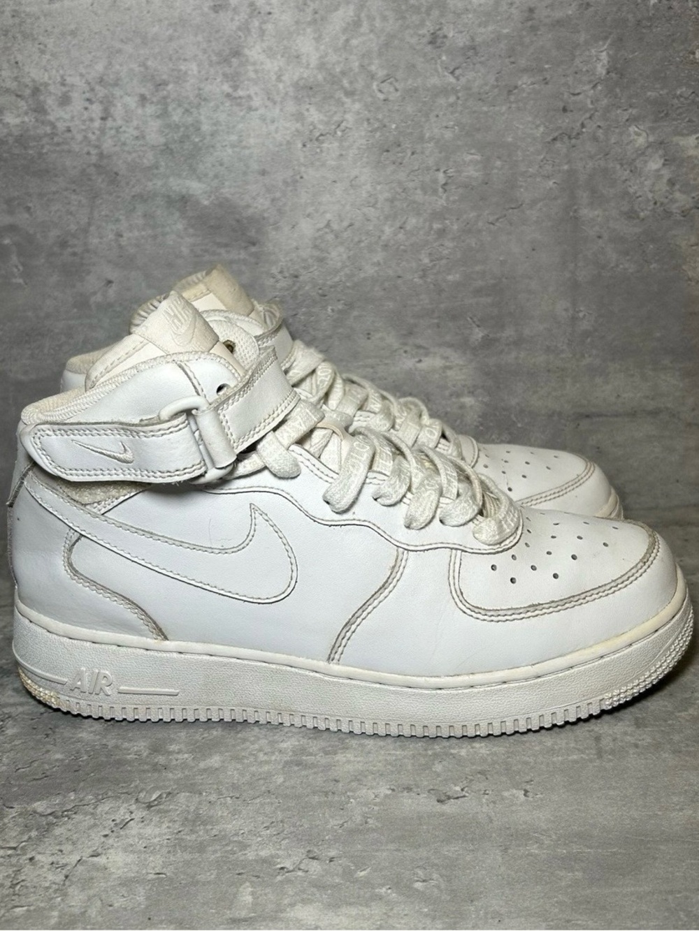 Nike Air Force 1 Mid Sneakers 314195-113 Womens sz 8.5 - white